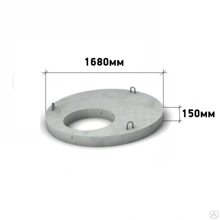 Плита перекрытия колодца 1ПП 15-2-1о